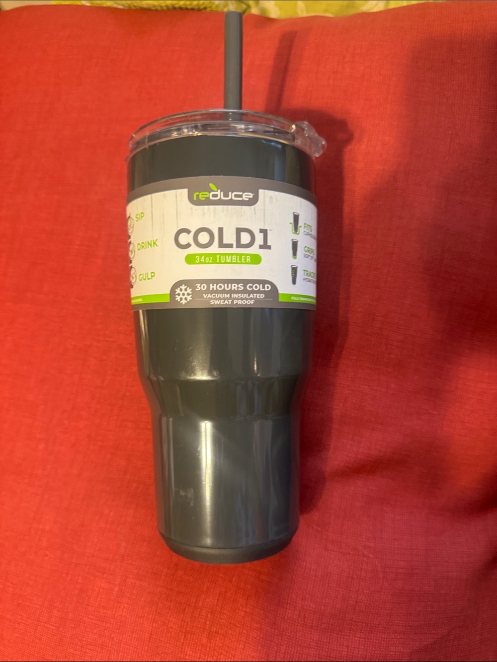Reduce COLD1 34oz Insulated Tumbler - Dark Gray